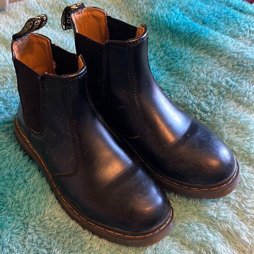 The original doc marten slip on bootie